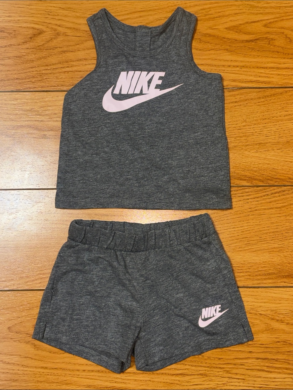 Nike Dark Gray Girls Tank & Shorts Set NWOT
